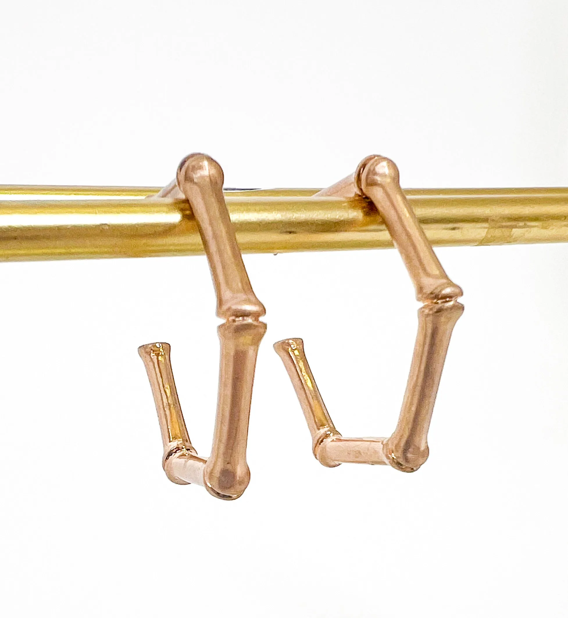 GOLD HEXAGON BAMBOO HOOP