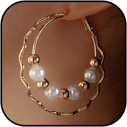 Gold Hoop Earrings for Women Silver Hoop Earrings Large Huggie Hoop Earrings Thick Gold Hoop Earrings Square Hoop Earrings Jewelry Present