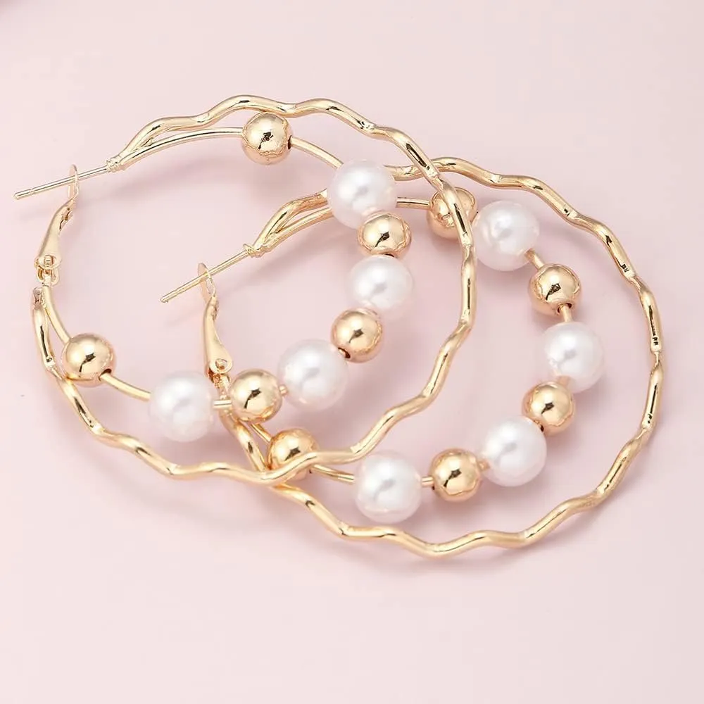 Gold Hoop Earrings for Women Silver Hoop Earrings Large Huggie Hoop Earrings Thick Gold Hoop Earrings Square Hoop Earrings Jewelry Present