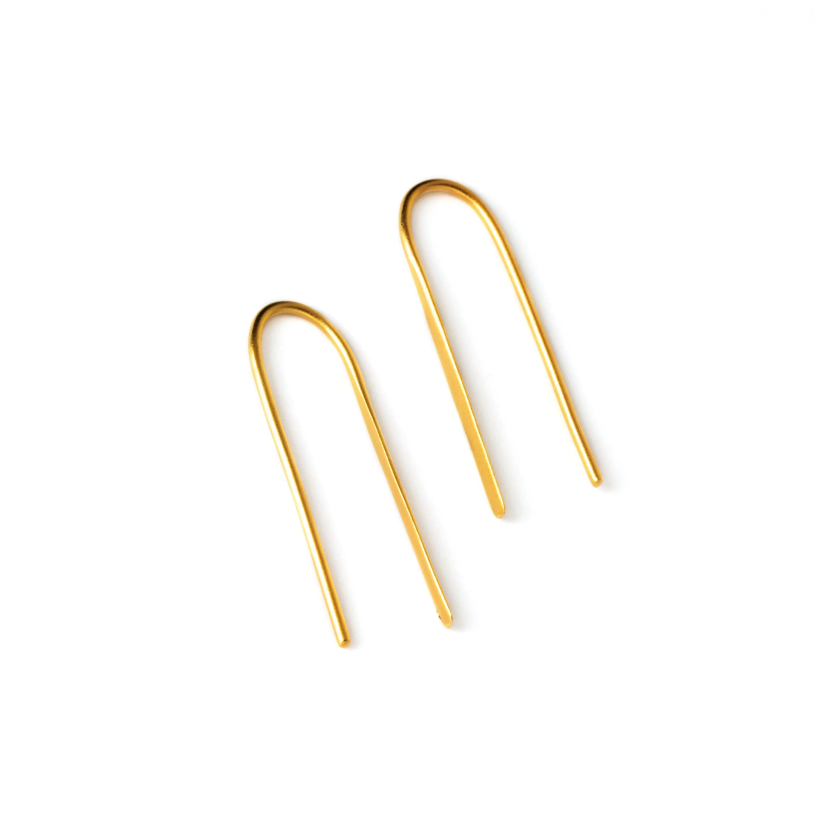 Golden Arc Earrings