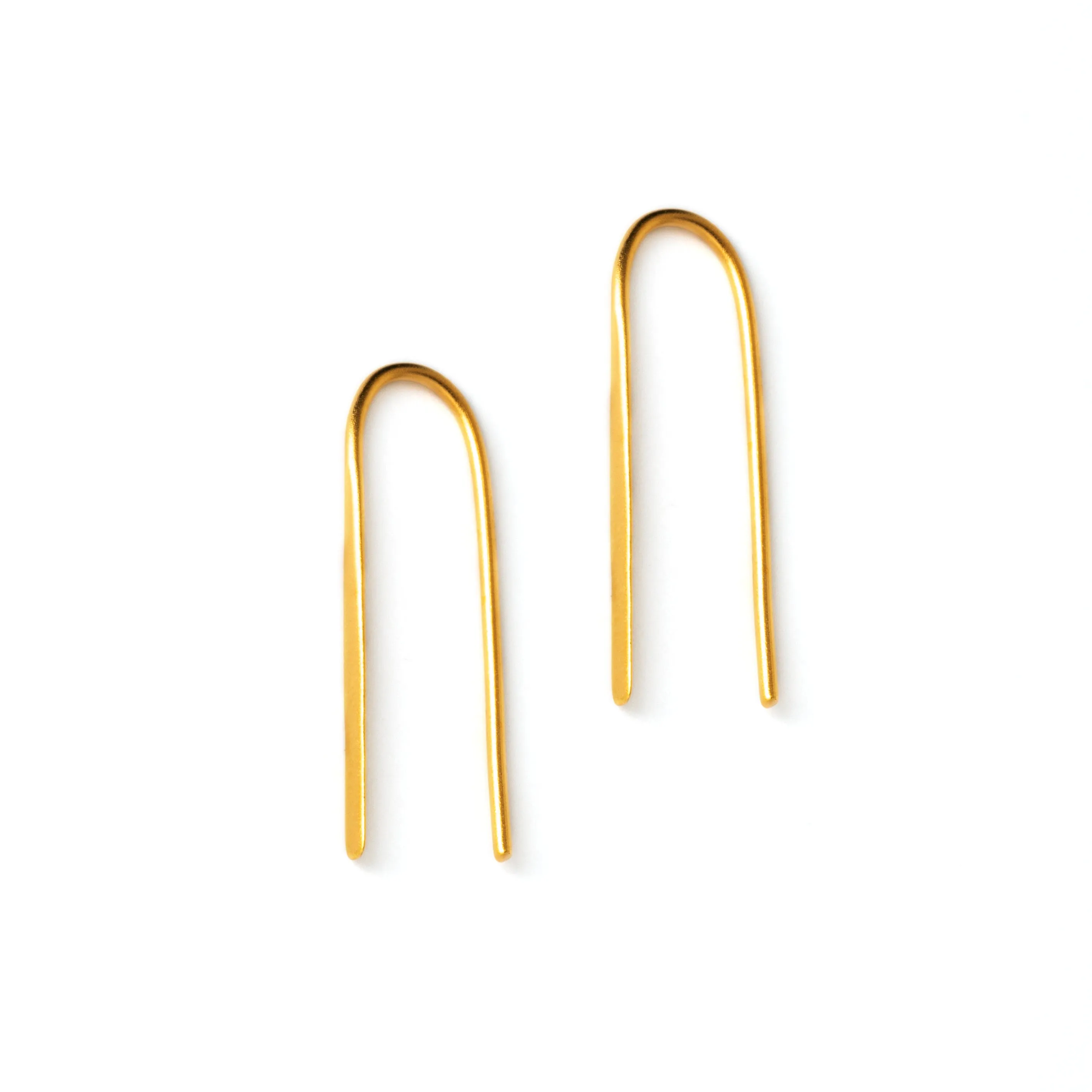 Golden Arc Earrings