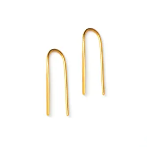Golden Arc Earrings