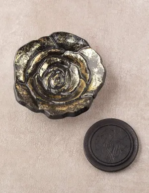 Golden Rose Incense Burner