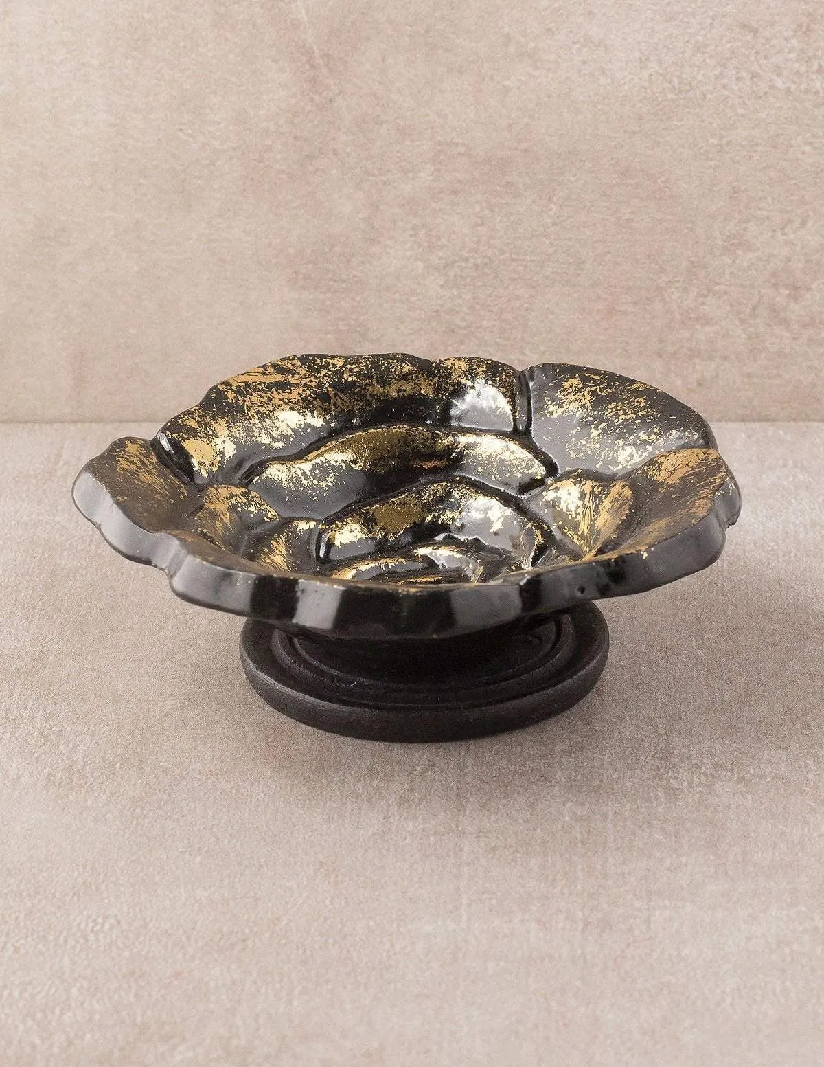Golden Rose Incense Burner
