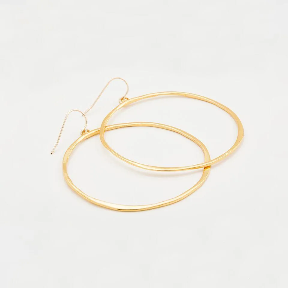 Gorjana - G Ring Earrings - Gold
