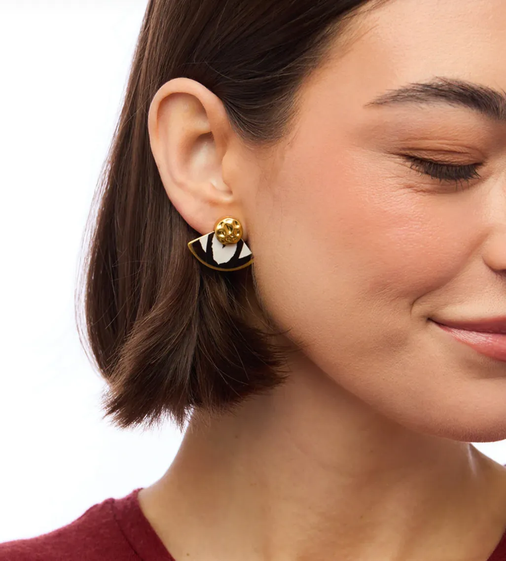 Greybull Fan Earrings