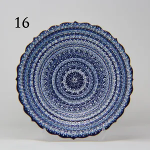 HAND MADE TURKISH CERAMIC PLATE, 30 cm(11.8") no16