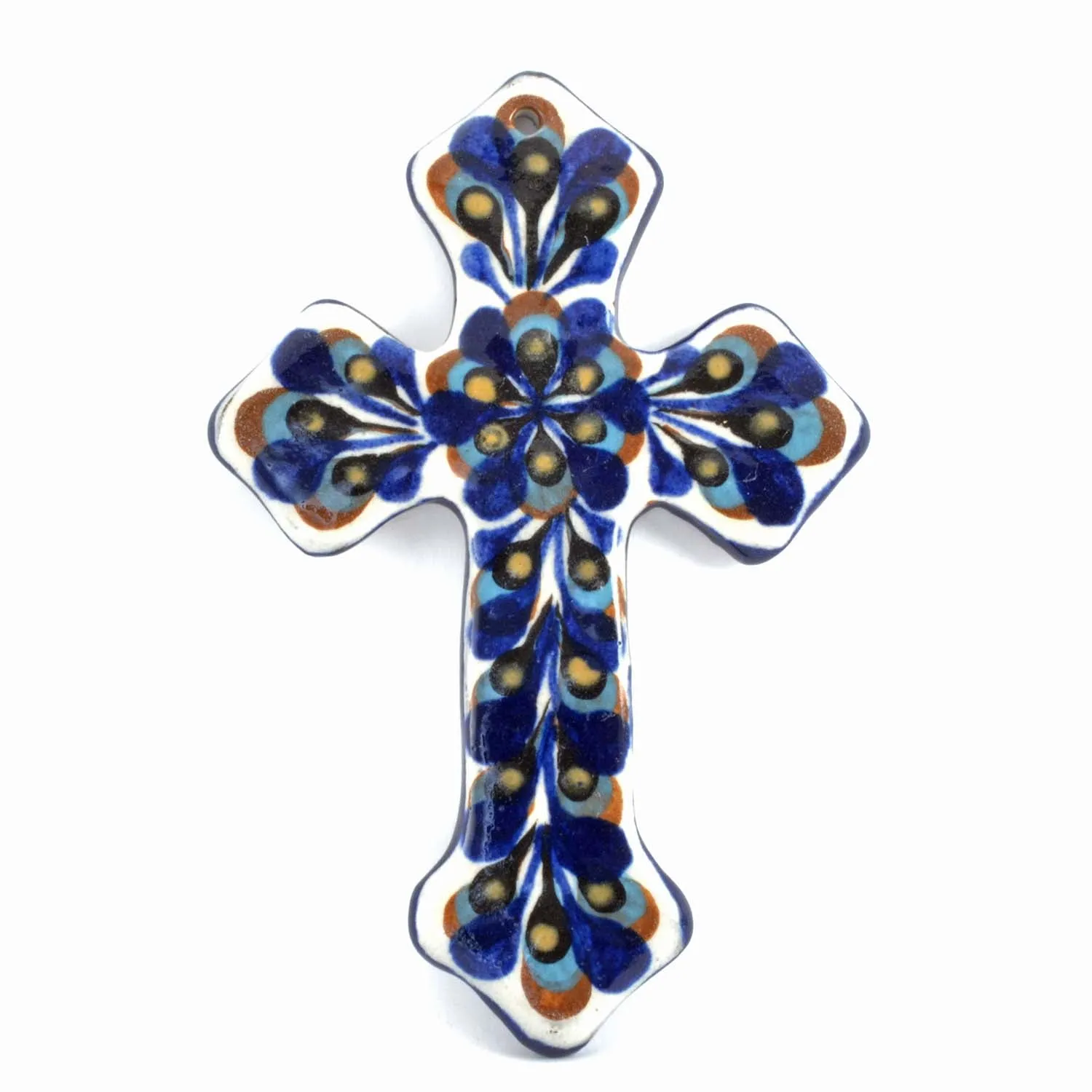 Hand-painted Ceramic Cross - Medium