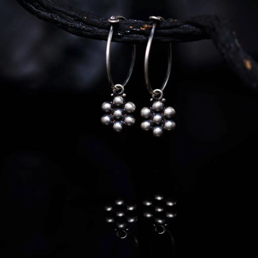 Handmade Silver Kudi Hoop: Small