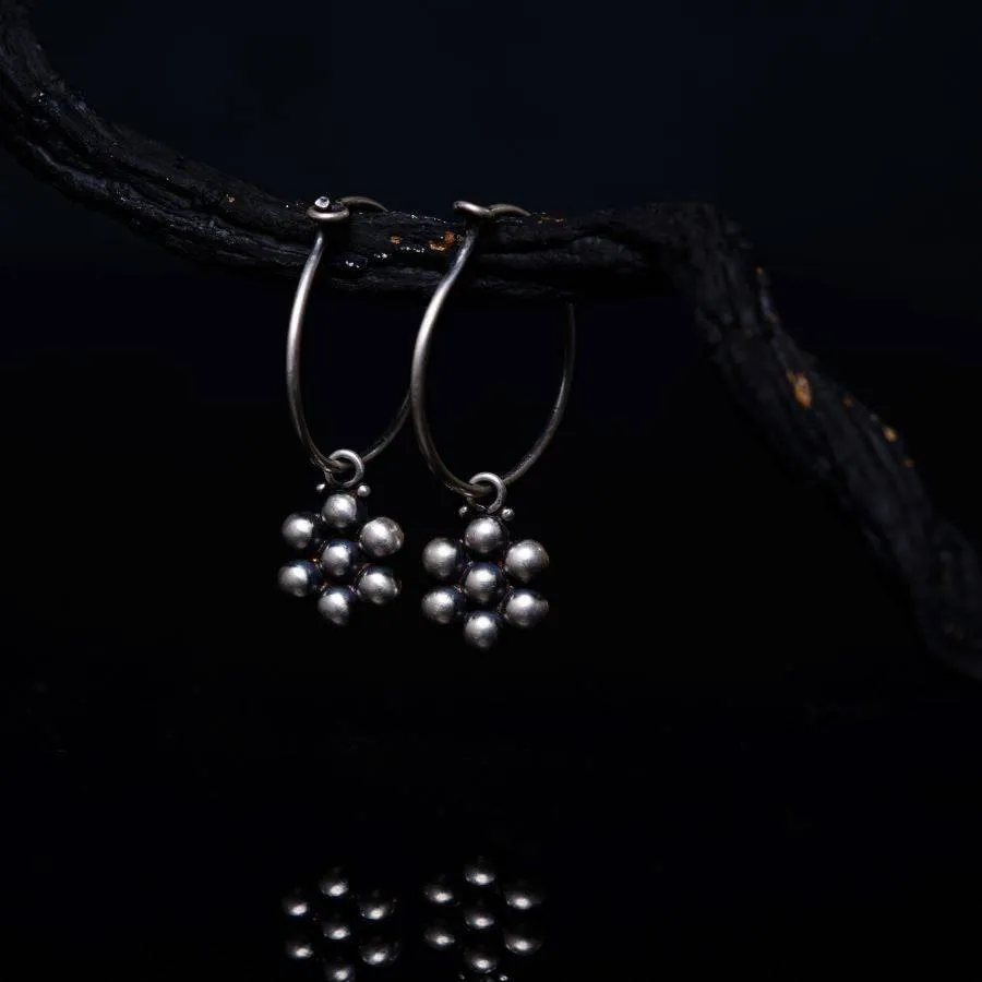 Handmade Silver Kudi Hoop: Small