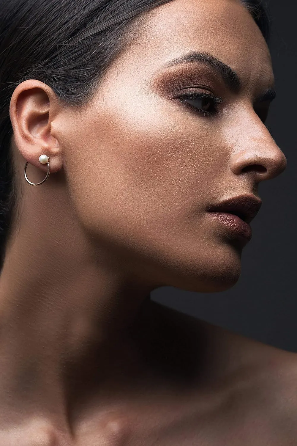 Handmade stud earrings Minimalist hoop earrings pearl stud earrings small hoop earrings hoop earrings with pearls mothers day valentines day gift