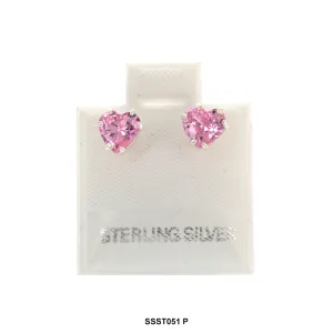 Heart 925 Sterling Silver Studs SSST051 P