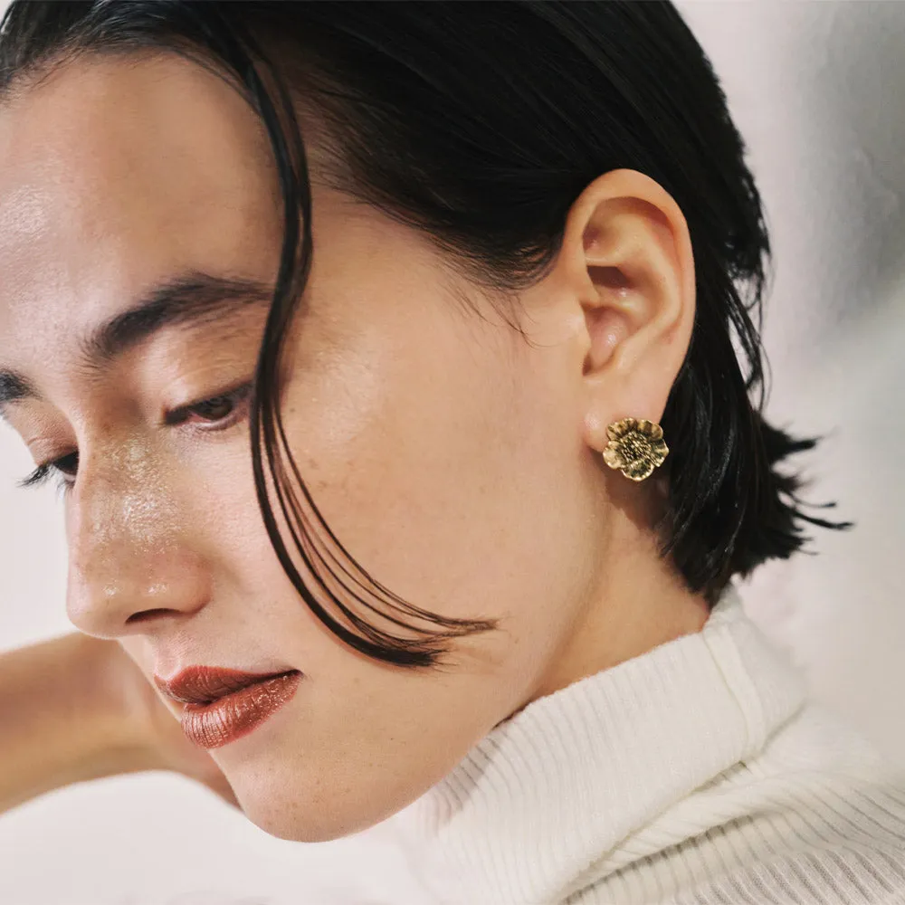 Hibiscus Stud Earrings