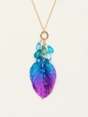 Holly Yashi Cascading Elm Necklace - Blue/Purple