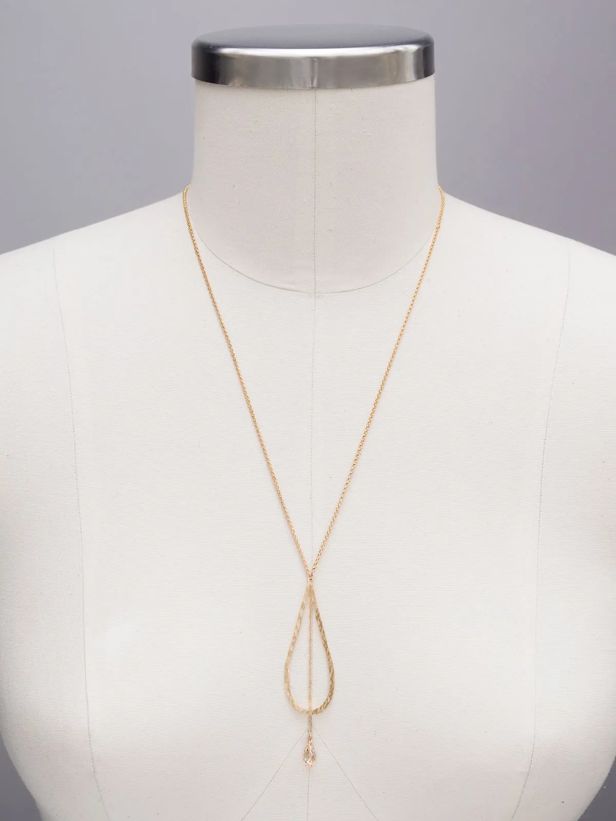 Holly Yashi Celestine Drop Necklace - Silver