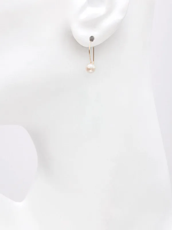 Holly Yashi Julianna Pearl Drop Earrings - Iridescent Blue/Silver