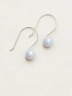 Holly Yashi Julianna Pearl Drop Earrings - Iridescent Blue/Silver