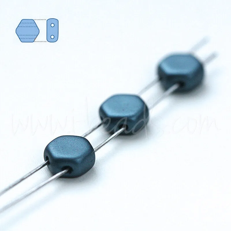 Honeycomb beads 6mm crystal bronze (30)
