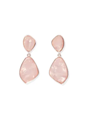 Jaimi Acrylic Swirl Geo Drop Earrings