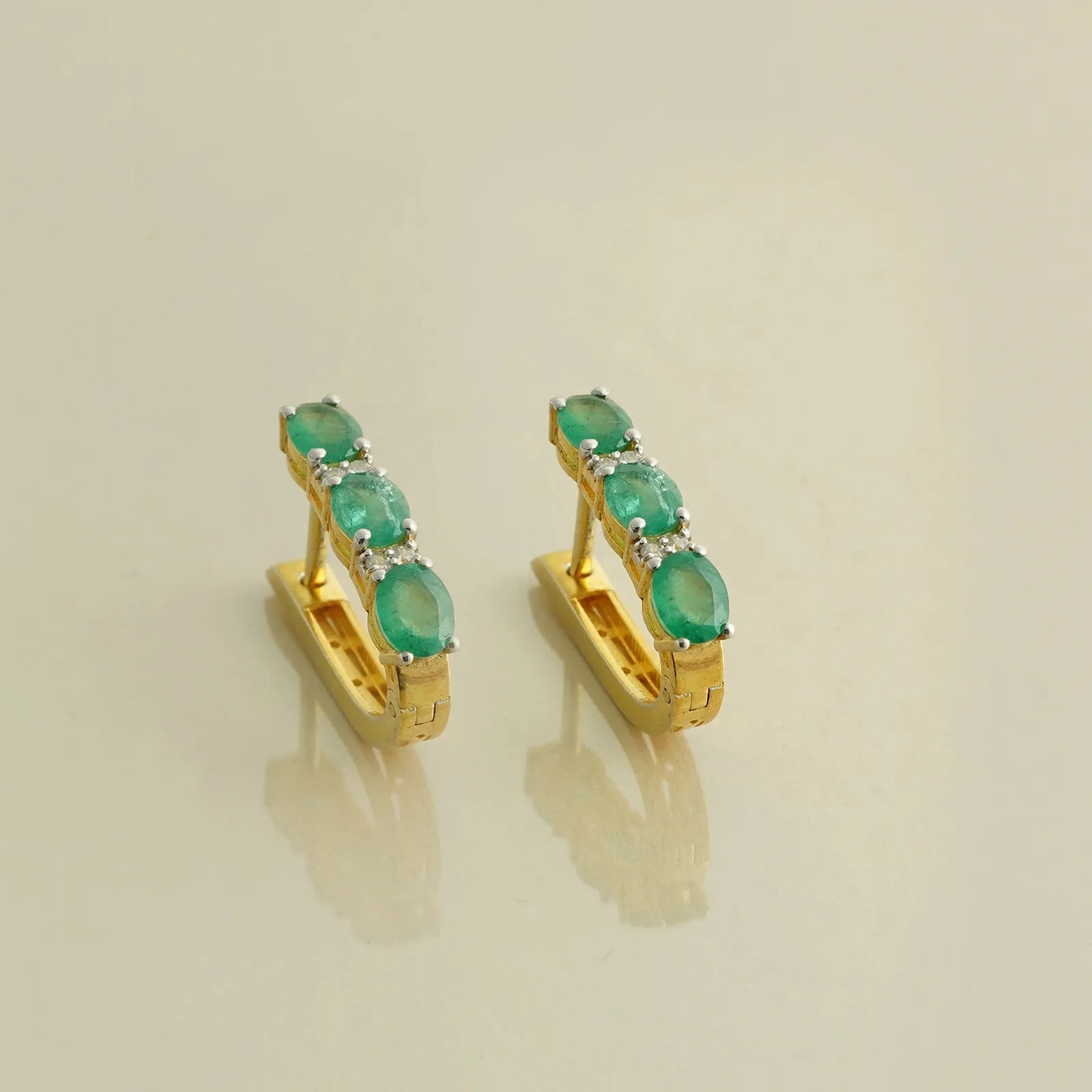 Jessica Emerald Earrings