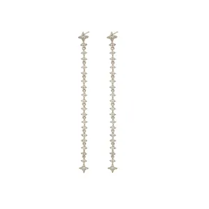 Jolie and Deen - Delfina Earrings - Crystal
