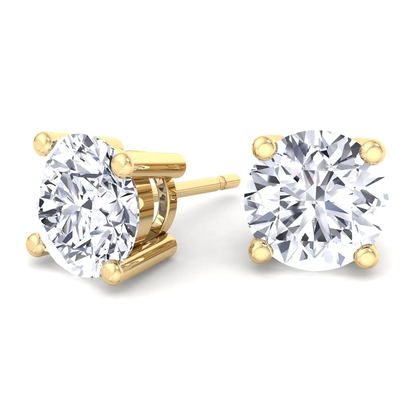 Jonas - Men's Round Diamond Studs