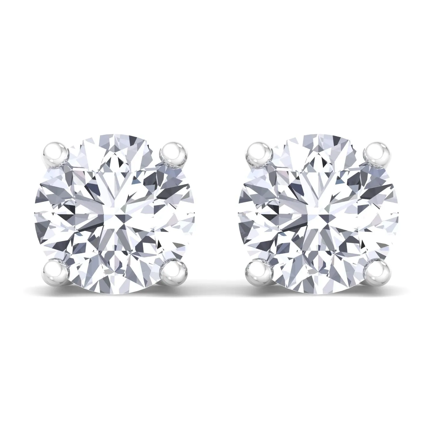 Jonas - Men's Round Diamond Studs
