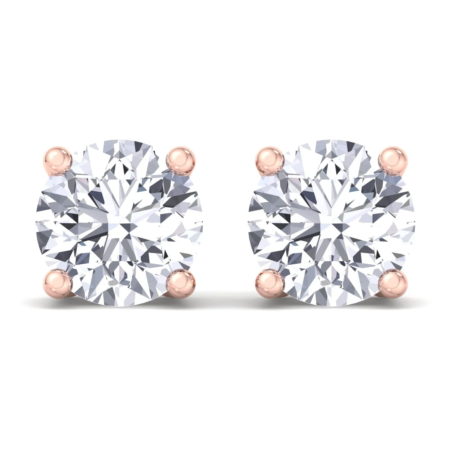 Jonas - Men's Round Diamond Studs