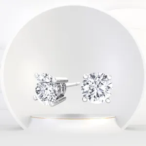 Jonas - Men's Round Diamond Studs