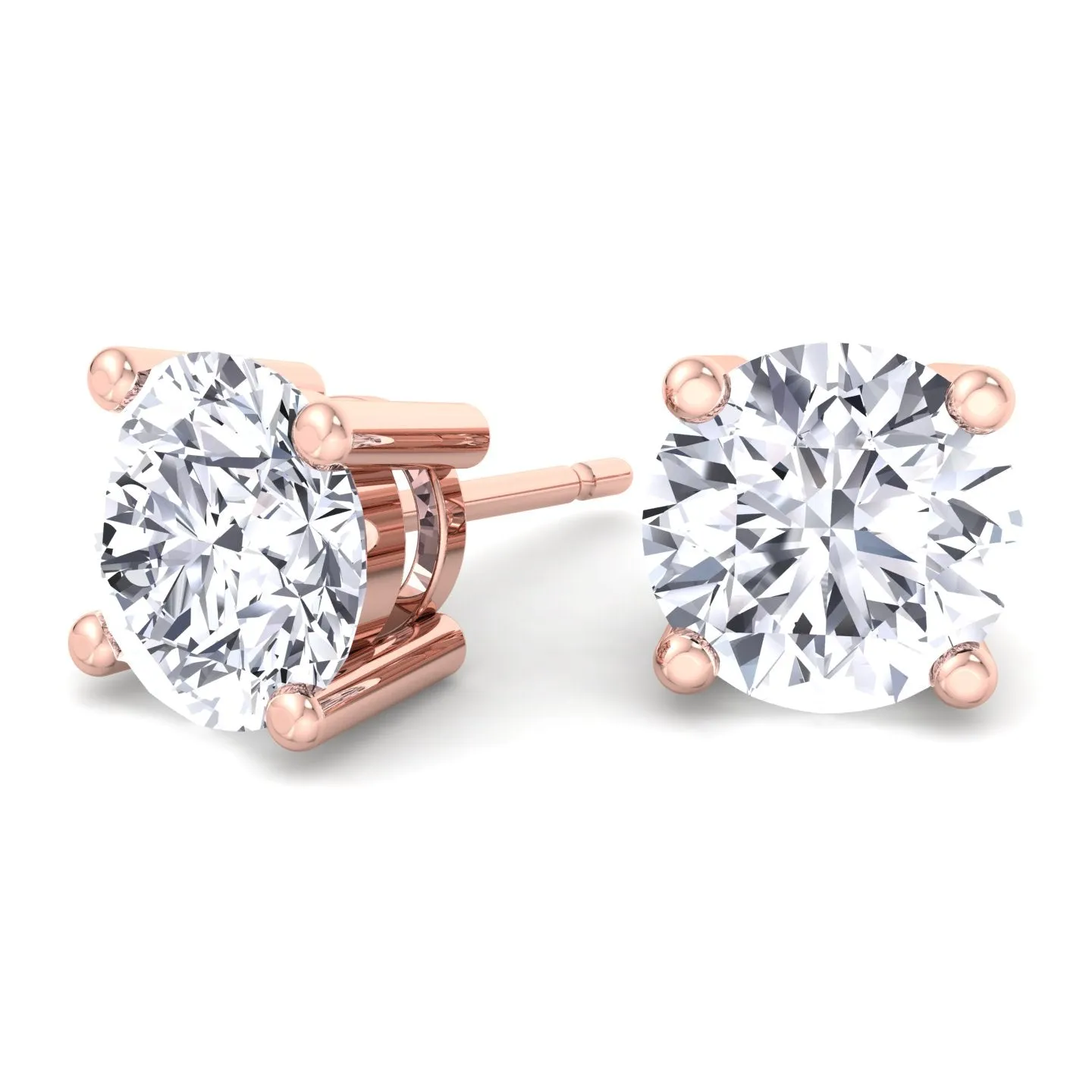 Jonas - Men's Round Diamond Studs