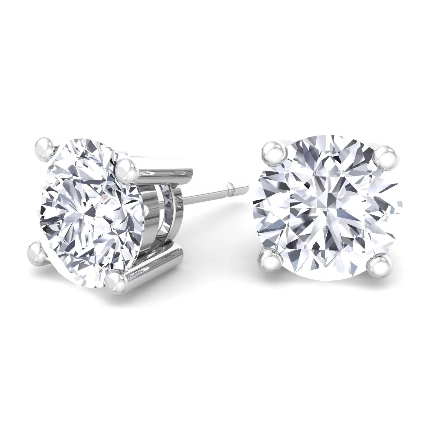 Jonas - Men's Round Diamond Studs