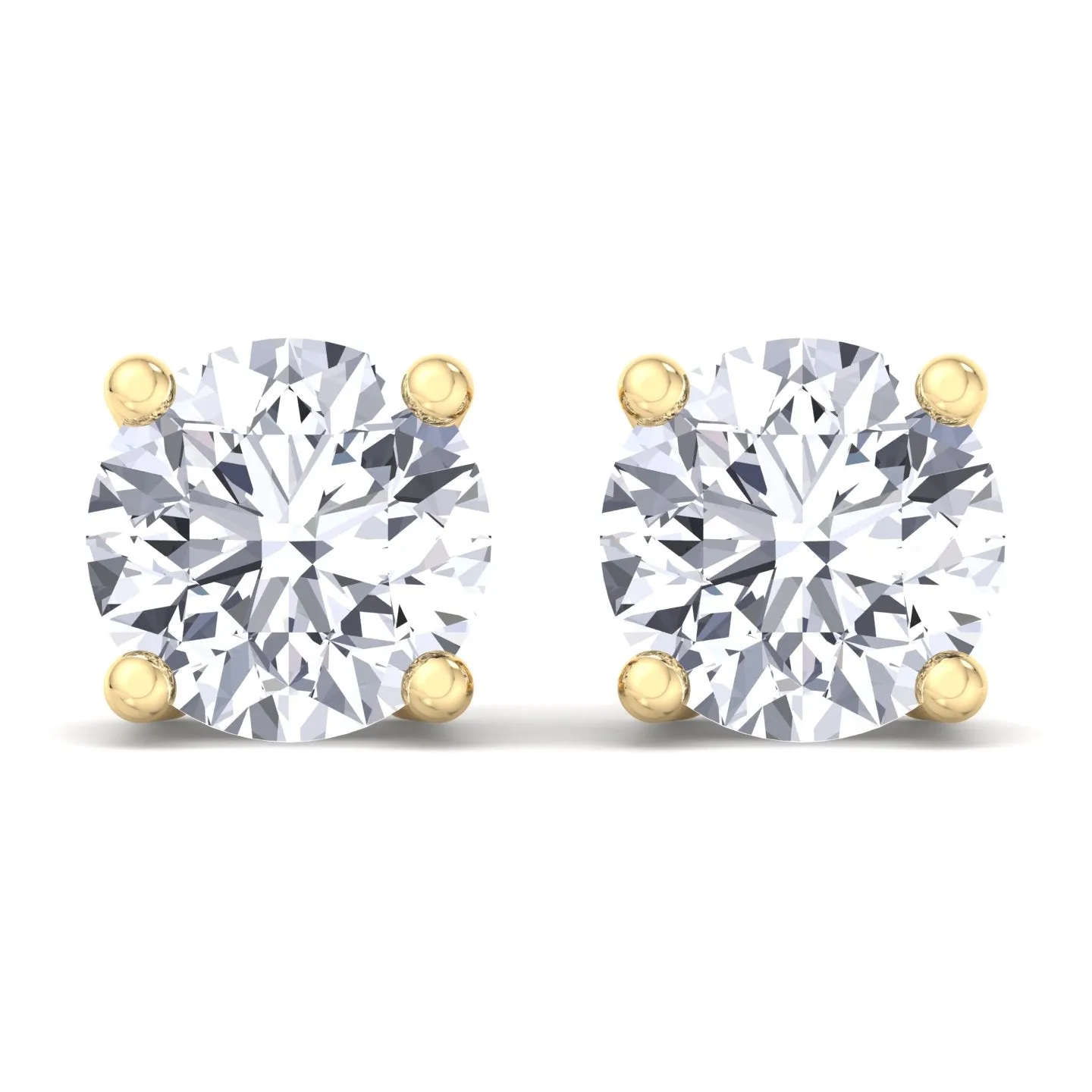 Jonas - Men's Round Diamond Studs