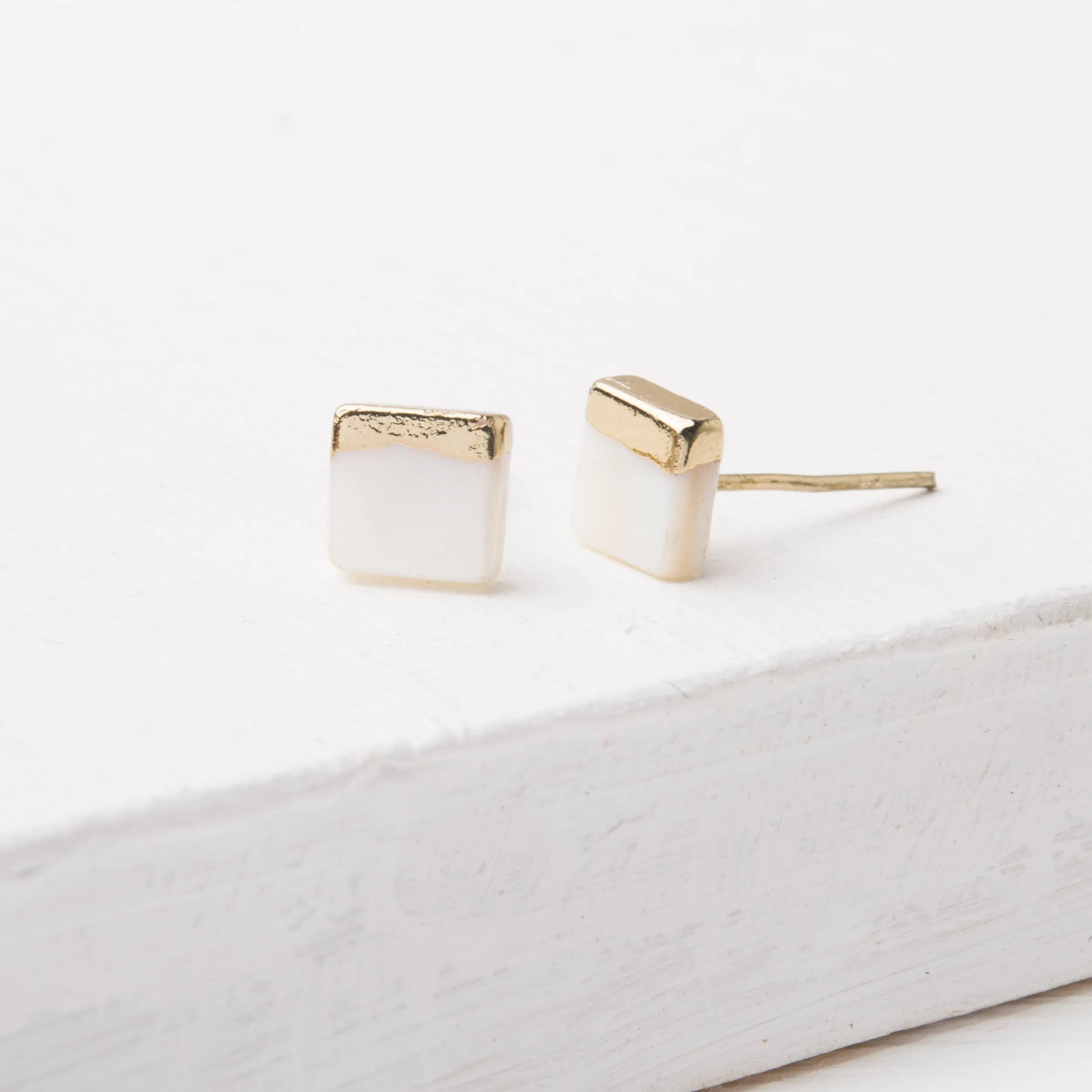 Kelly Mother of Pearl Stud Earrings