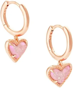 Kendra Scott Ari Heart Huggie Earrings for Women, Fashion Jewelry