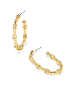 Kendra Scott Maura Bamboo Hoop Earrings