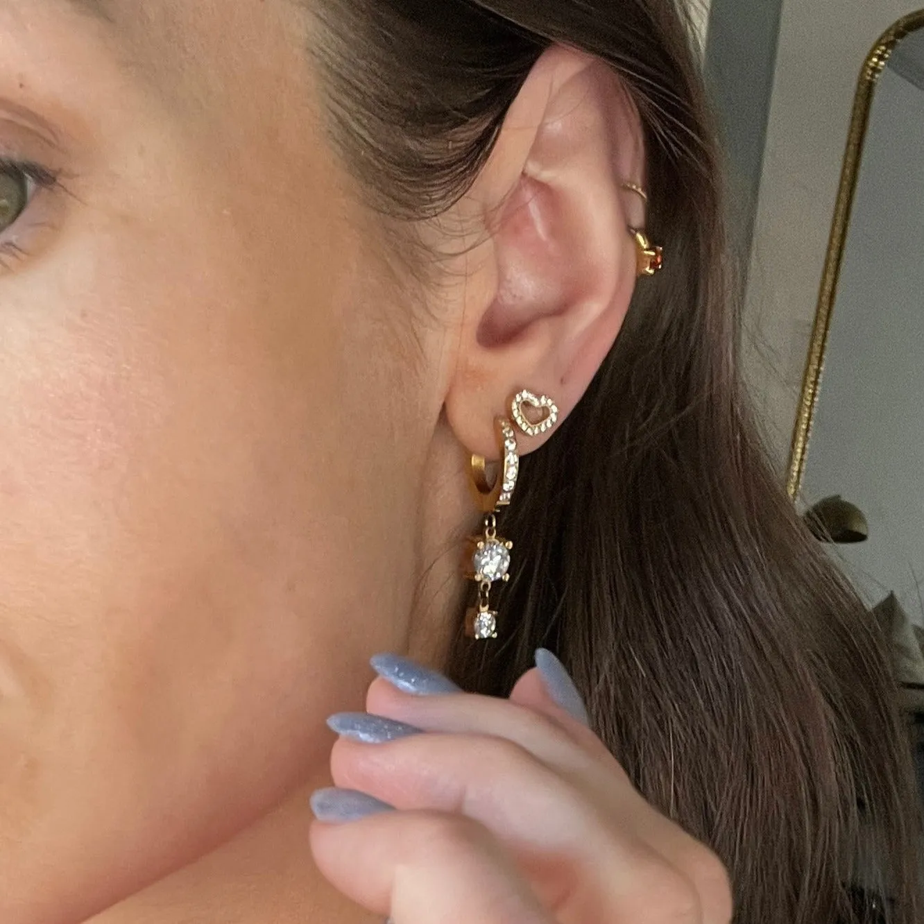Kora Screw Back Stud Earrings