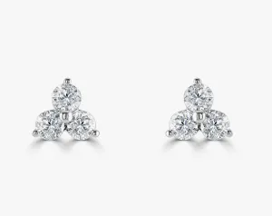 LAB  DIAMOND STUDS - 14k gold