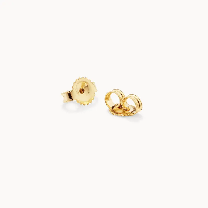 Laboratory-Grown Diamond 0.50ct Round Stud Earrings in 10k Gold