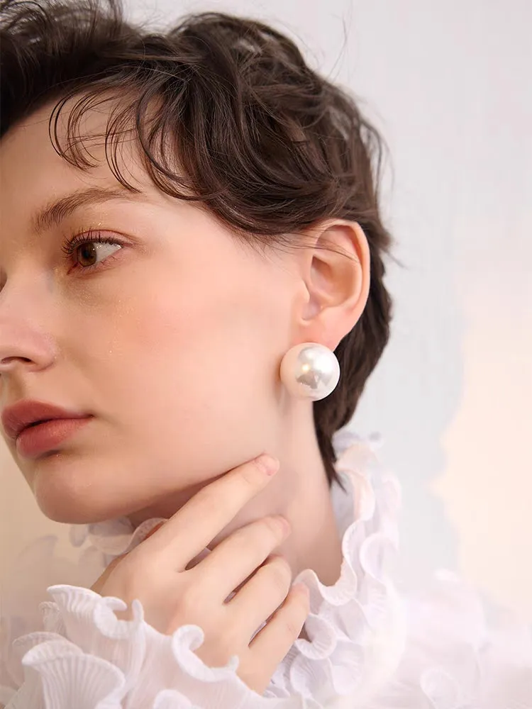 Large Pearl Studs | Style No. 162