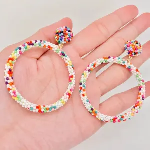 Last Call Drops Of Color Hoop Earrings