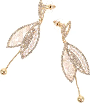 LIFKOME 1 pair Fashionable Tassel Earrings for Women Elegant Long Dangle Design Versatile for Weddings and Parties Eye Catching Accessory with Stylish Minimalist Appeal Jewelry