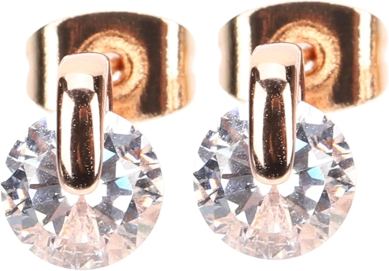LIFKOME Cute Women's Earrings Minimalist Style Zircon Studs Fashion Accessory for Women -