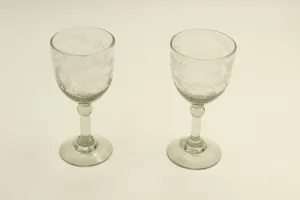 Light Transparent Blown Glass Set