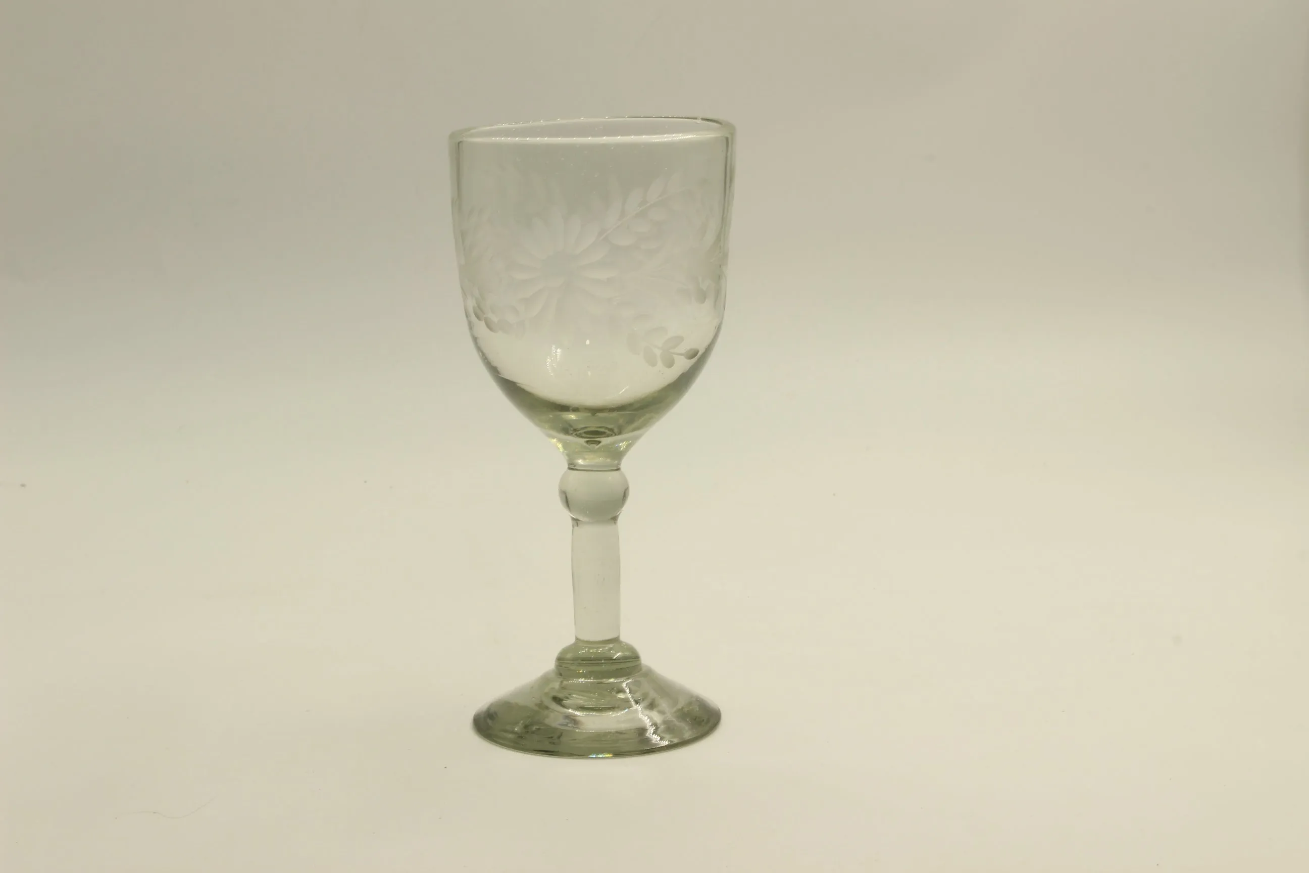 Light Transparent Blown Glass Set