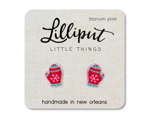 Lilliput Little Things - Christmas Mitten Earrings