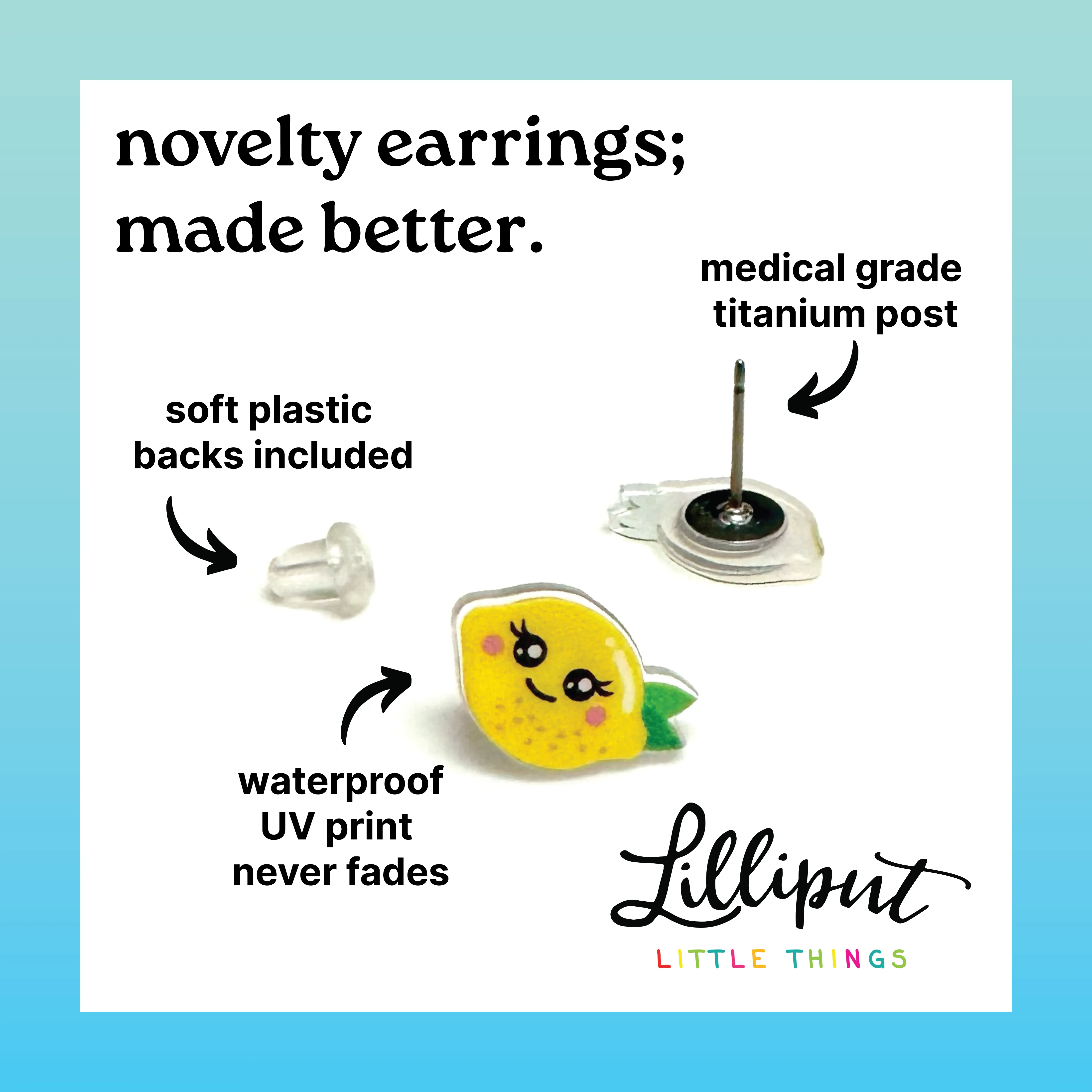 Lilliput Little Things - Christmas Mitten Earrings