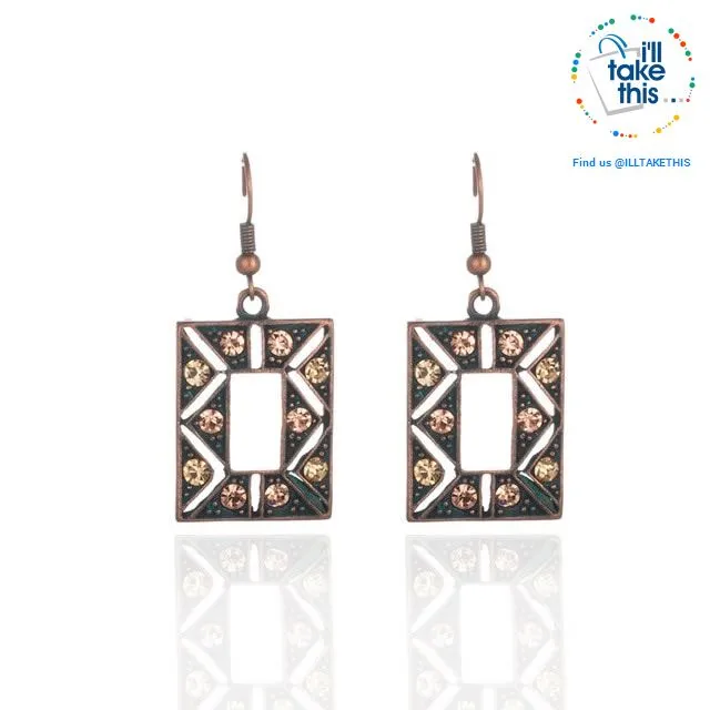 LOOK your best with our Elegantly styled Ethnic Vintage Drop Earrings