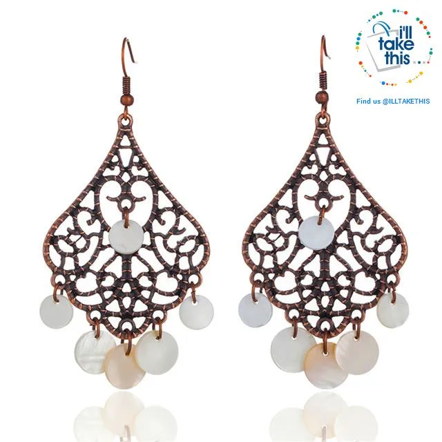 LOOK your best with our Elegantly styled Ethnic Vintage Drop Earrings