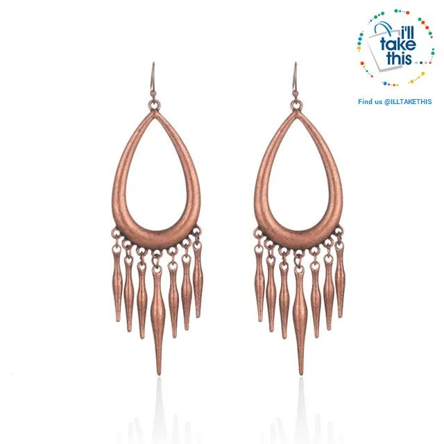 LOOK your best with our Elegantly styled Ethnic Vintage Drop Earrings