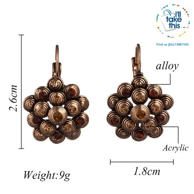 LOOK your best with our Elegantly styled Ethnic Vintage Drop Earrings